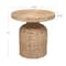 Hello Honey® 18" Natural Water Hyacinth Woven Side Table
